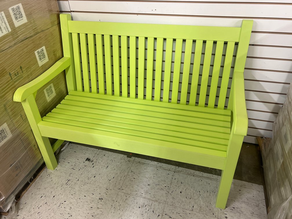 (8x Bid) Serwall 48" Outdoor Bench-Green