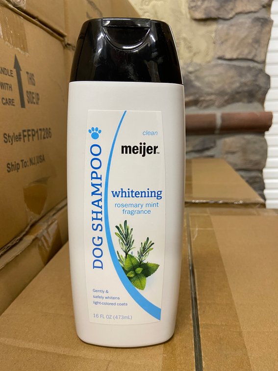 (480x Bid)Meijer 16oz Whitening Dog Shampoo