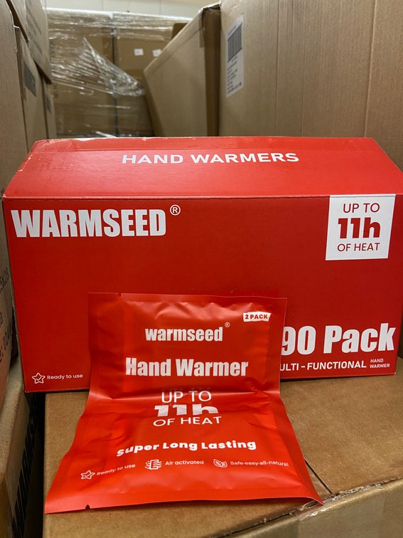 (56x Bid)Warmseed 90pc Multi-Functional Hand Warmer