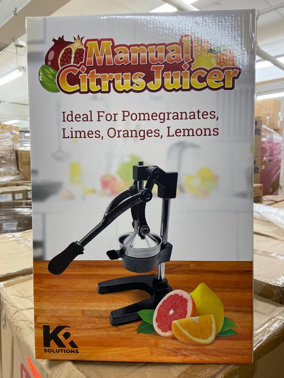 (20x Bid)Asst Manual Juice Extractor