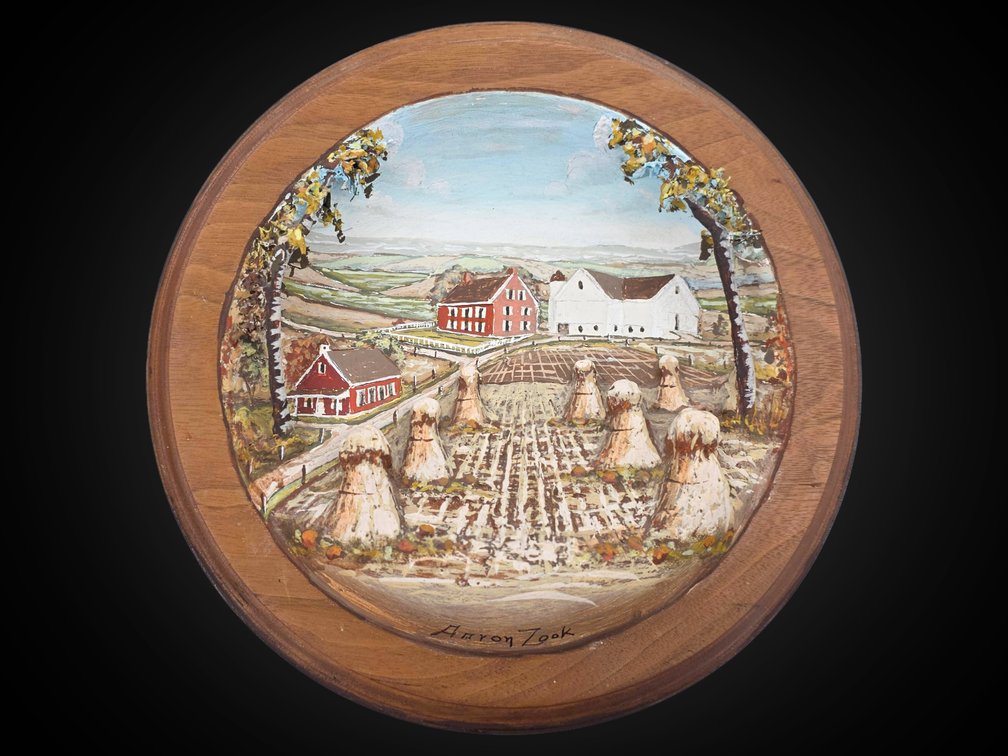 Fall Mixed Media 3-D Landscape Scene by Aaron Zook