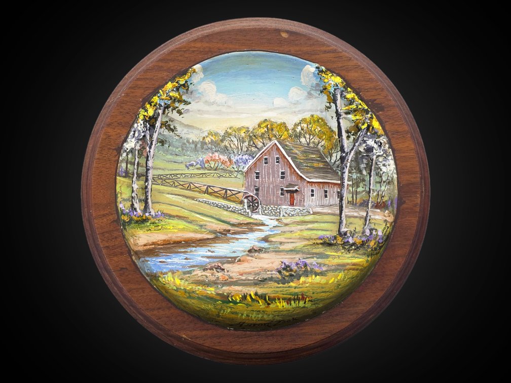 Spring Mixed Media 3-D Landscape Scene by Aaron Zook
