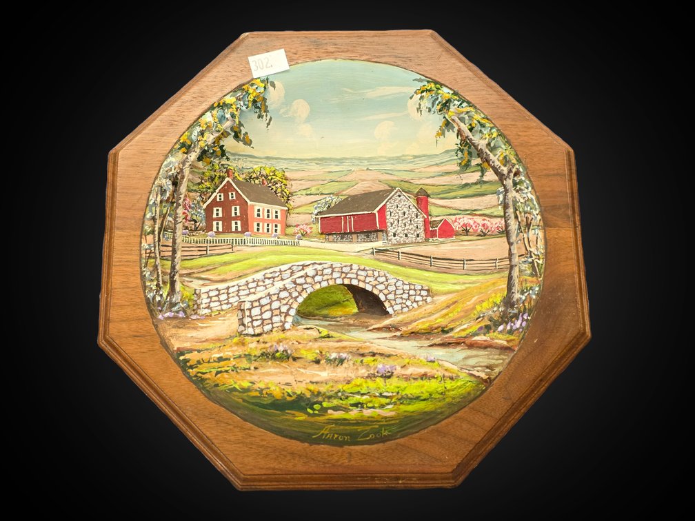 Spring Time Mixed Media 3-D Farm Landscape by Aaron Zook