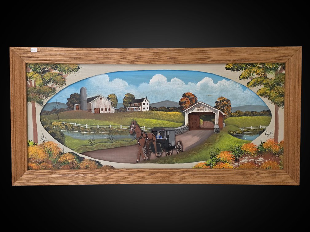 Countryside Landscape 3-D Scene by Dan Esh, 2002