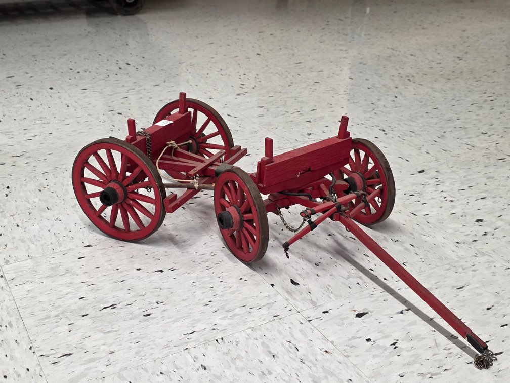 Wooden Covered Wagon Base by Joel Zook