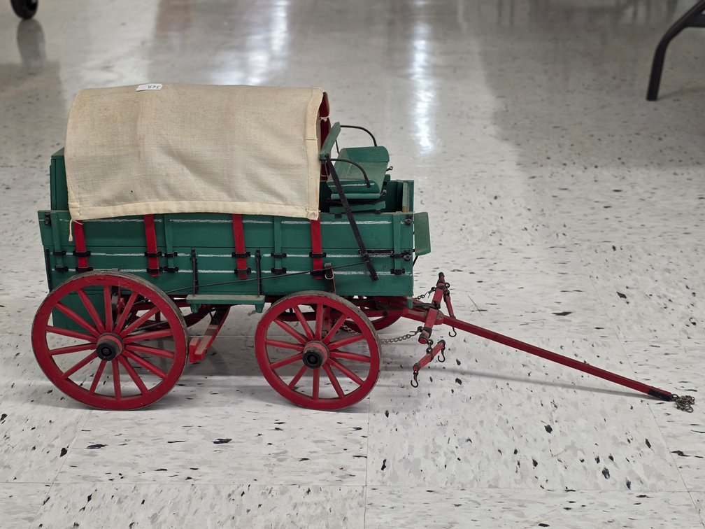 Handmade Covered Supply Wagon by Joel Zook