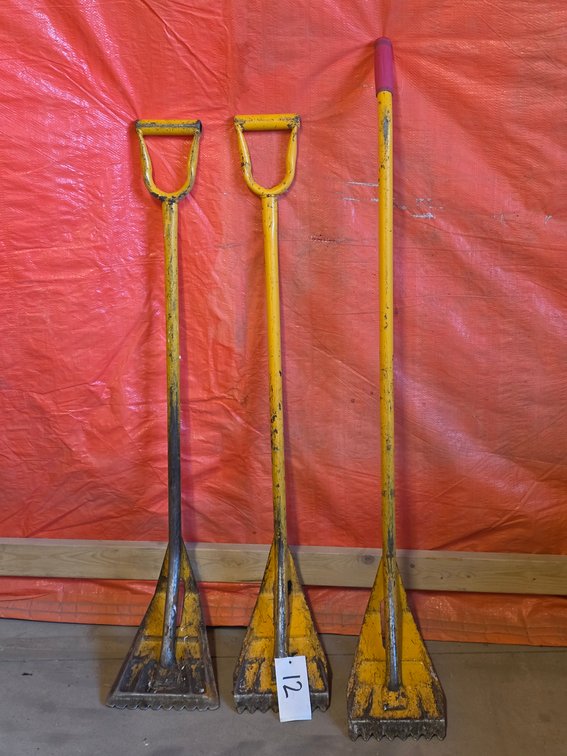 (3) Shingle Shovels