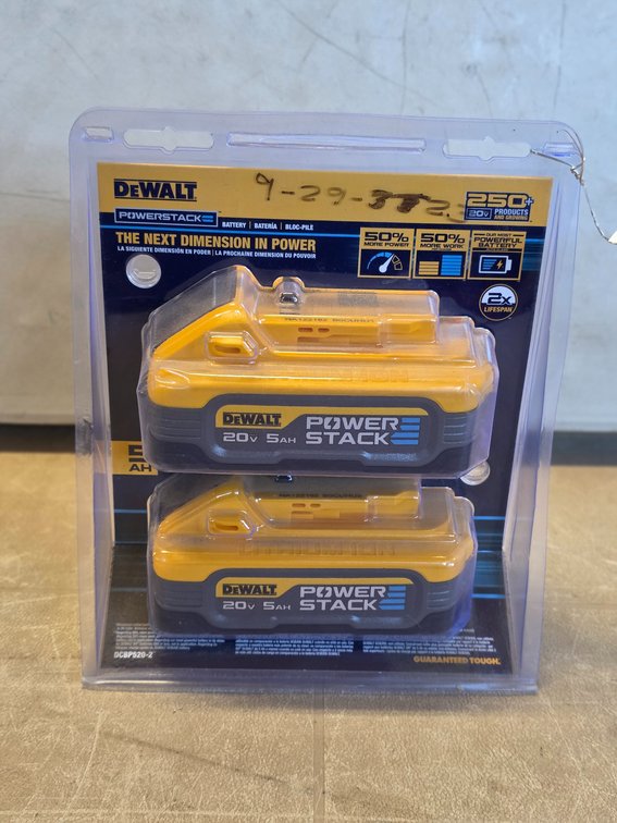 Dewalt 20V 5Ah Battery 2-Pack