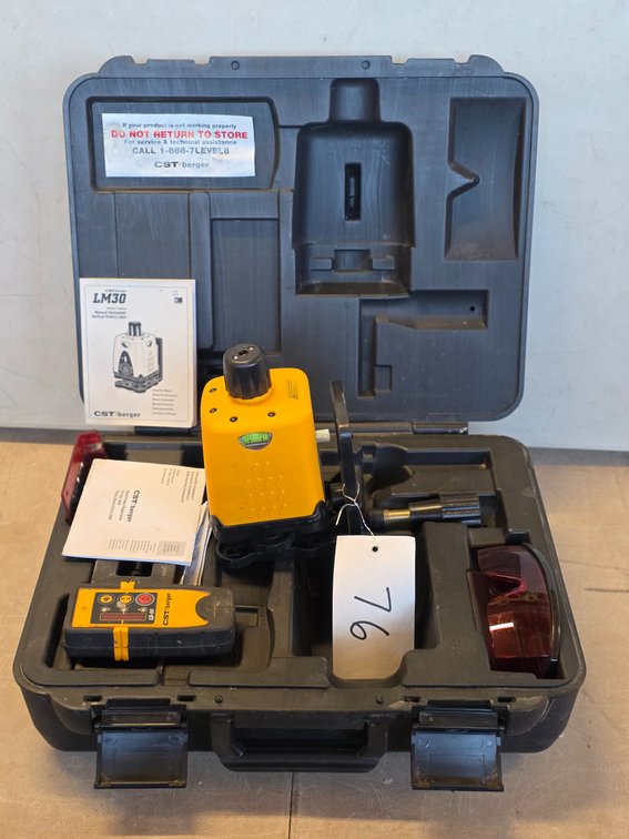 CST/Berger Vertical Rotary Laser in Case