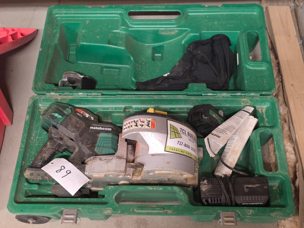 Metabo 36V 5/8" Rebar Cutter/Bender Kit in Case