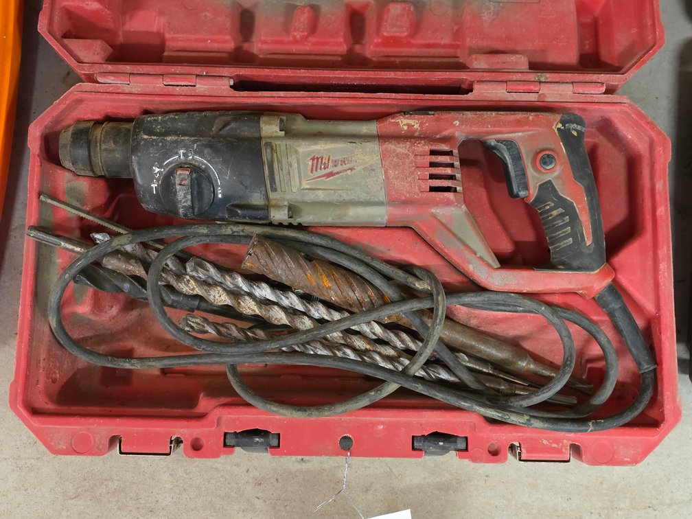 Milwaukee Corded SDS+ Hammer Drill in Case