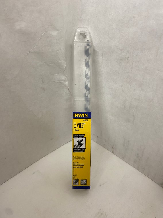 (130x bid)Irwin 5/16" Auger Bit