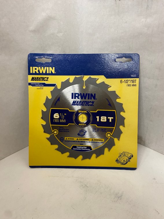 (120x bid)Irwin 6-1/2"x18T Saw Blade