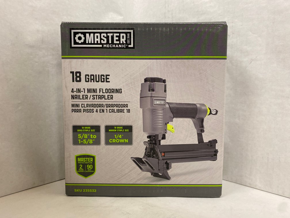Master Mechanic 18Ga Mini Flooring Nailer/Stapler