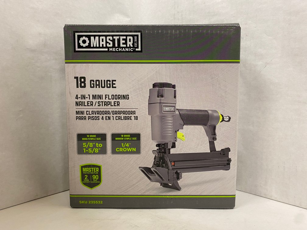 Master Mechanic 18Ga Mini Flooring Nailer/Stapler