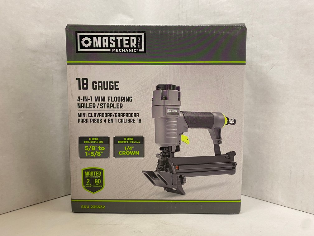 Master Mechanic 18Ga Mini Flooring Nailer/Stapler
