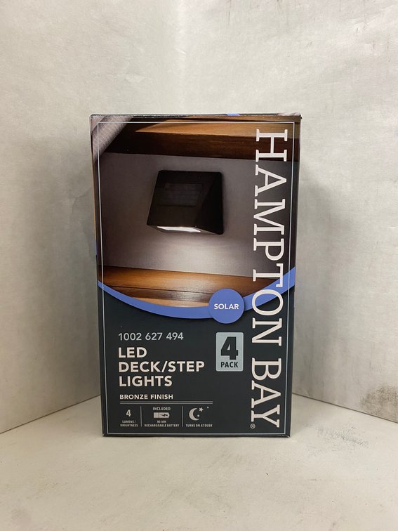 (2x bid)HB 4pk Solar LED Deck/Step Lights