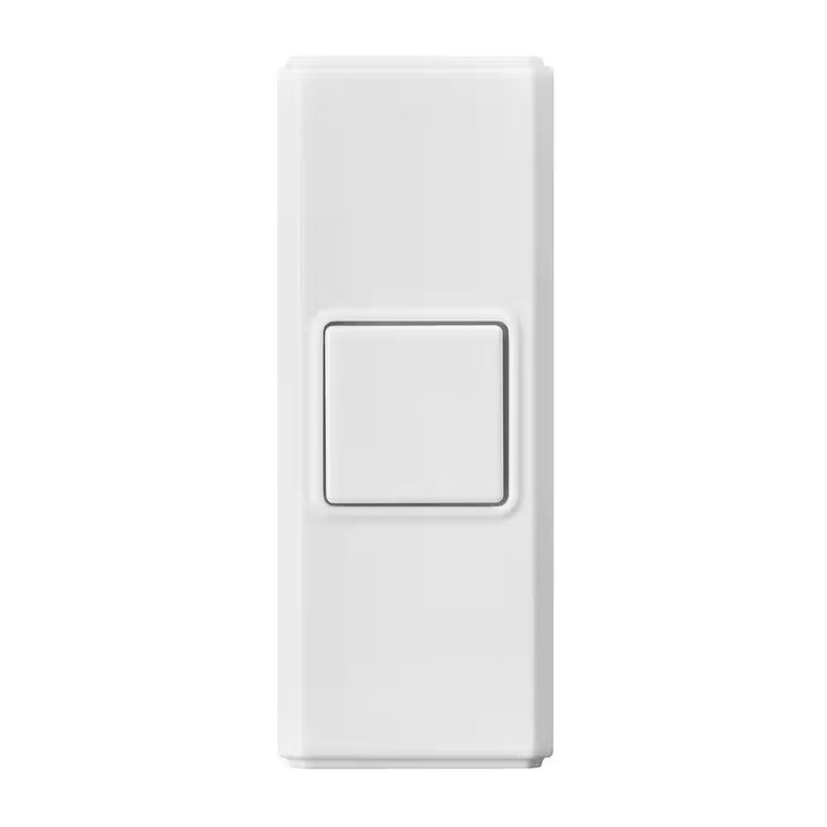 Wireless Push Button, White