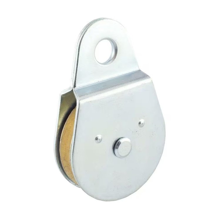 (6x) 1-1/2 in. Zinc-Plated Rigid Single Pulley