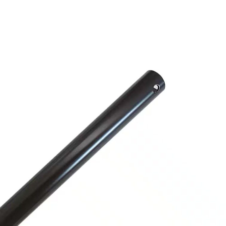 (2x) 12 in Matte Black Ceiling Fan Downrod