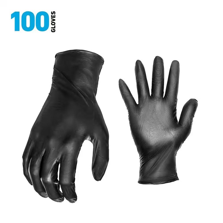 100-Count 4mil Nitrile Gloves Large