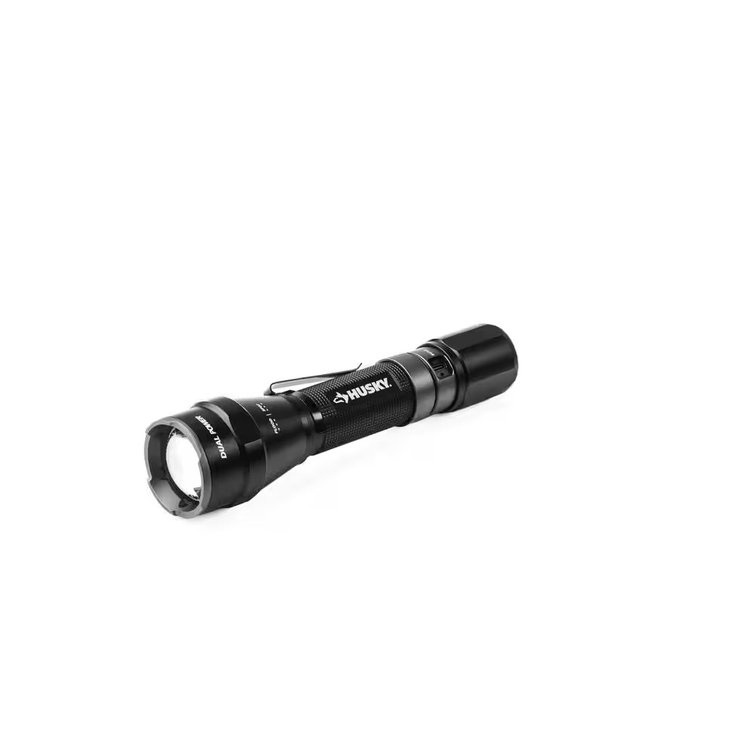Husky 1800 Lumen Dual-Power LED Flashlight