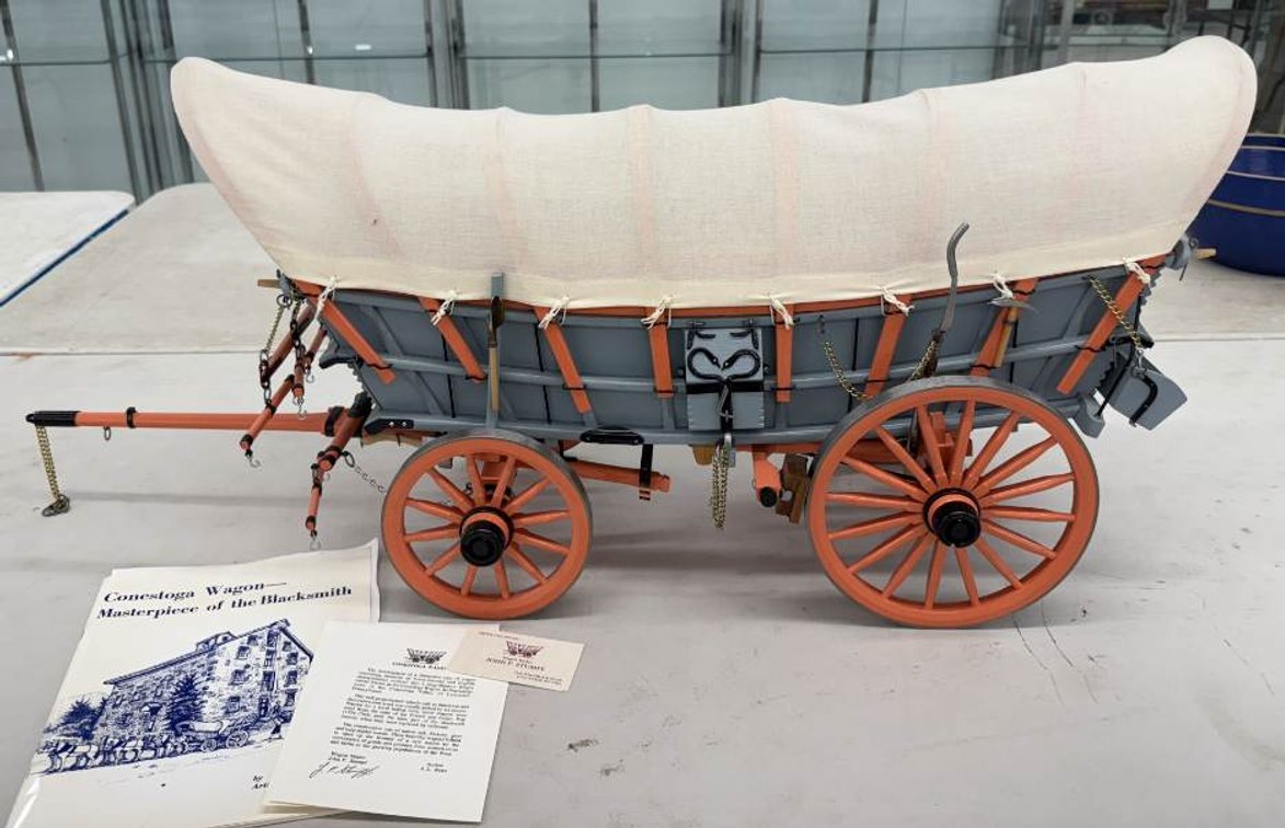 Conestoga Wagon Model by John B. Stumpf