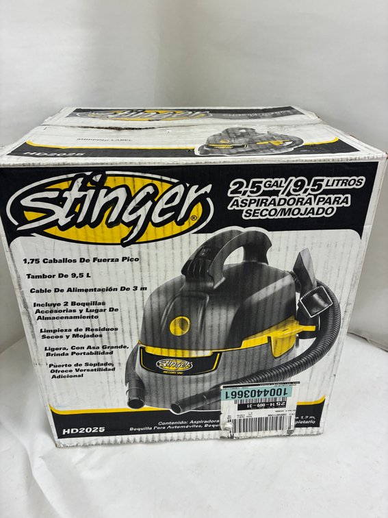 Stinger 2.5 Gal Wet/Dry Vac