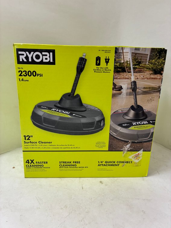 Ryobi 2300psi 12" Surface Cleaner