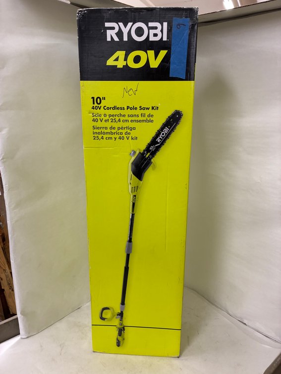 Ryobi 40v 10" Pole Saw Kit