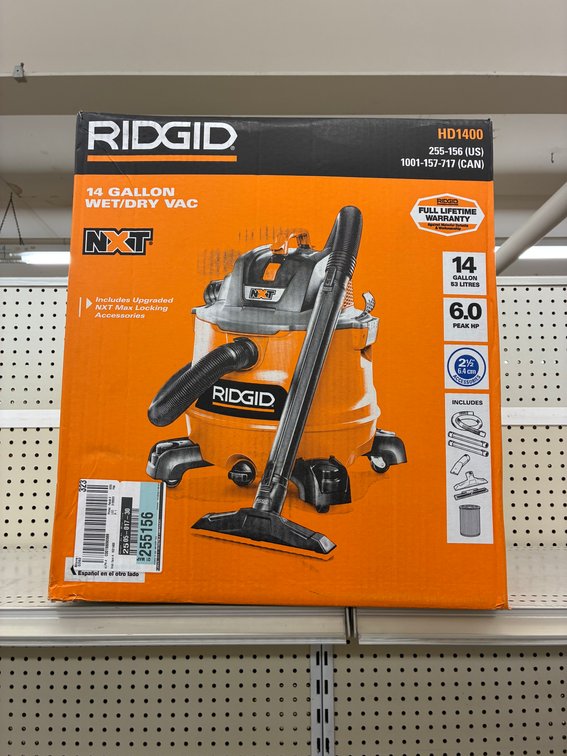 Ridgid 14 Gal Wet/Dry Vac