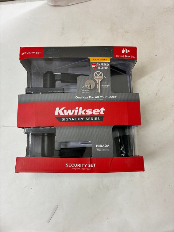 (2x bid) Kwikset Signature Series Security Set