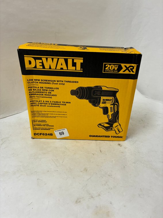 Dewalt Low RPM Screwgun with Threaded Clutch