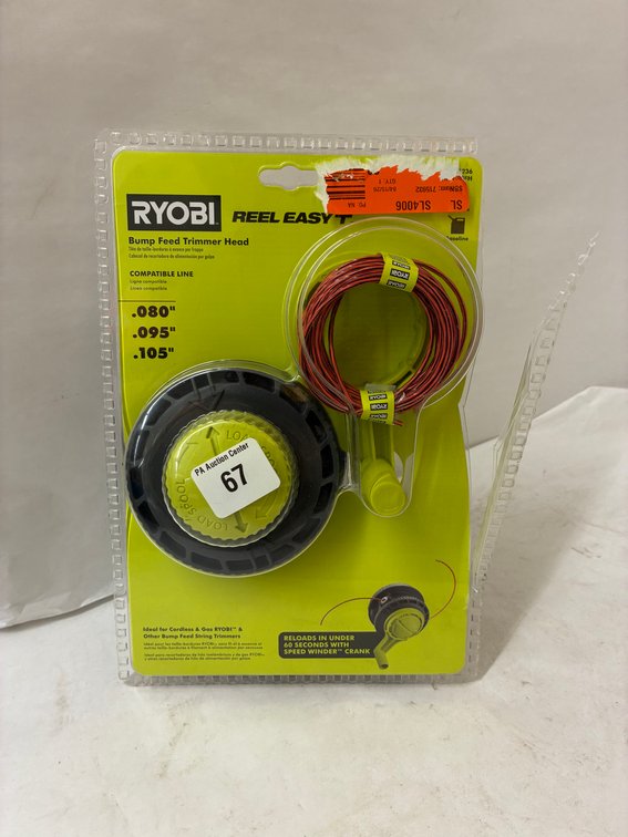 Ryobi Bump Feed Trimmer Head and Line
