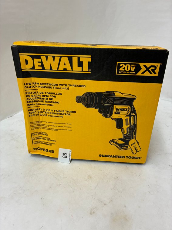 Dewalt Low RPM Screwgun with Threaded Clutch