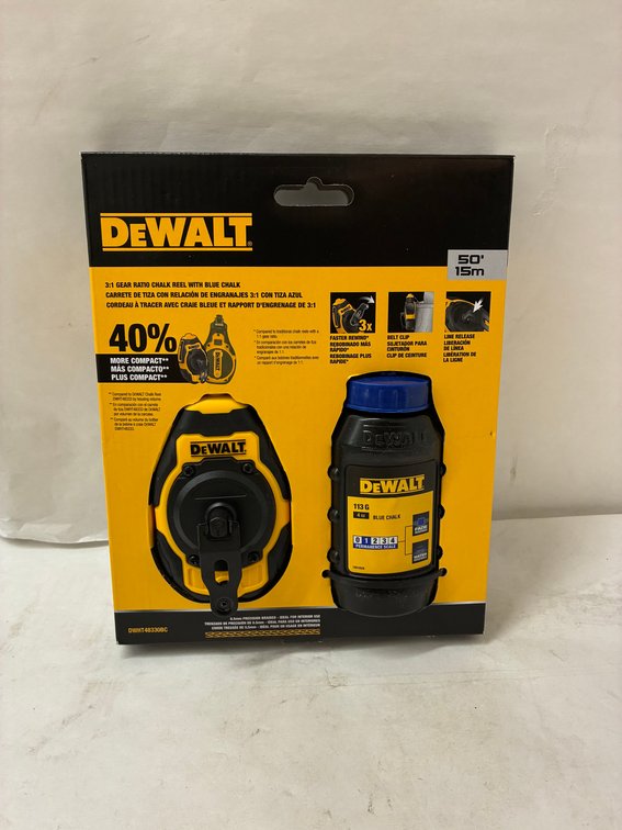 Dewalt 50' Blue Chalk Line Kit
