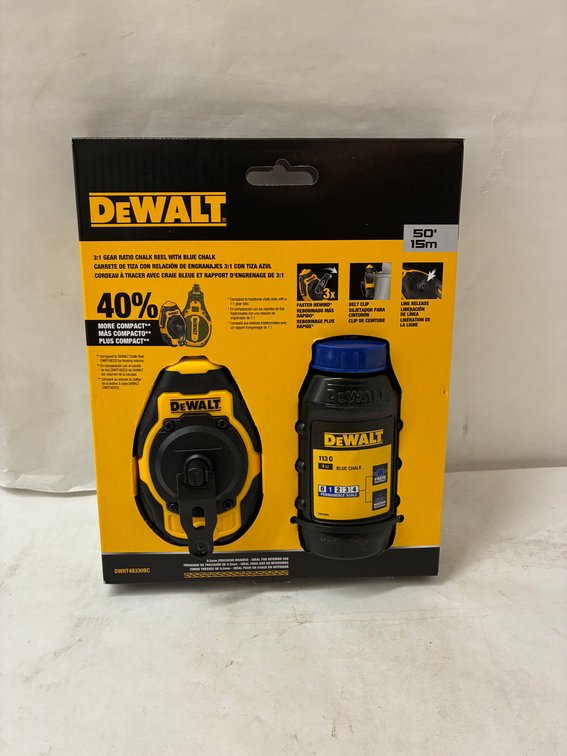 Dewalt 50' Blue Chalk Line Kit