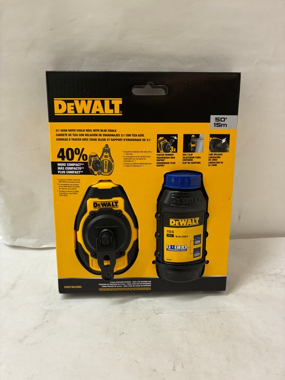 Dewalt 50' Blue Chalk Line Kit