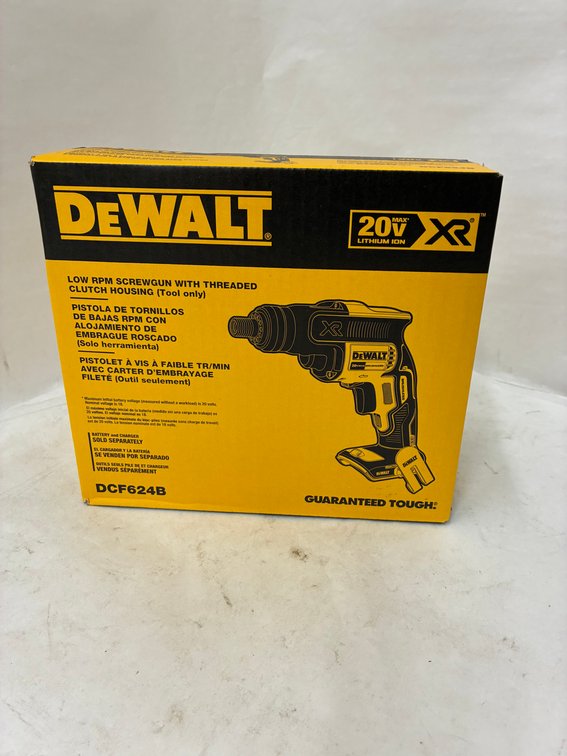 Dewalt Low RPM Screwgun with Threaded Clutch