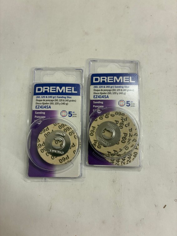(5x bid) Dremel 60,120,140 grit 10pk Sanding disc