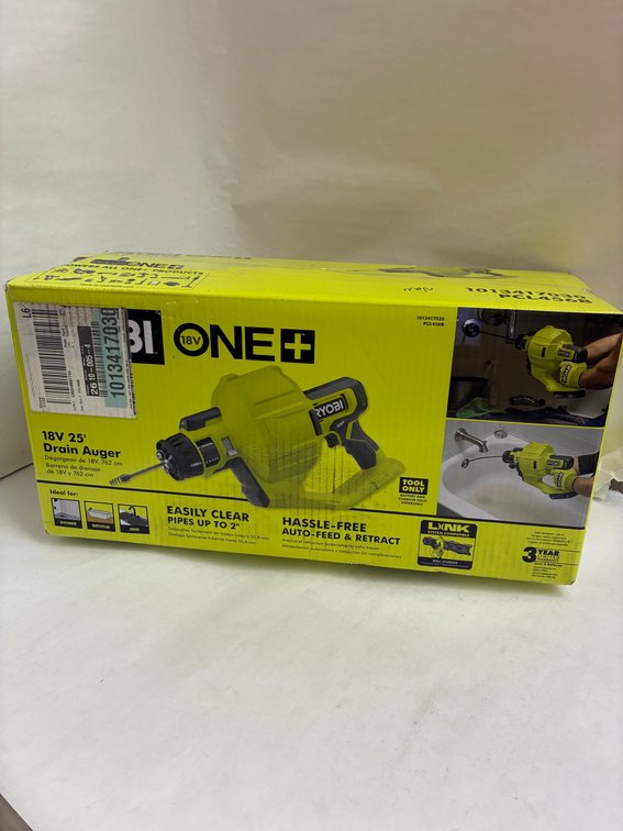 Ryobi 18v 25' Drain Auger