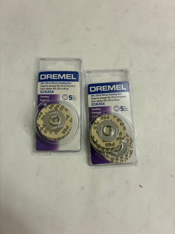 (5x bid) Dremel 60,120,140 grit 10pk Sanding disc