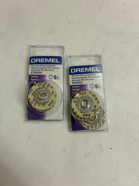 (5x bid) Dremel 60,120,140 grit 10pk Sanding disc