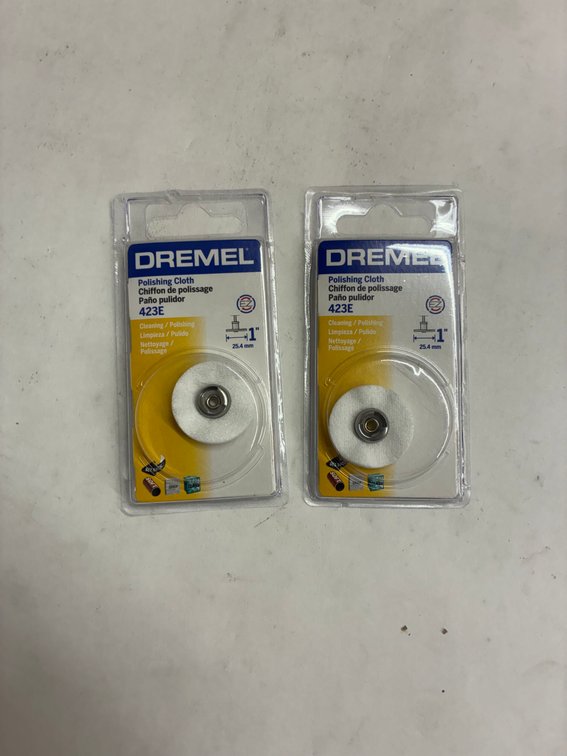 (4x bid) Dremel 2pk Polishing Cloth