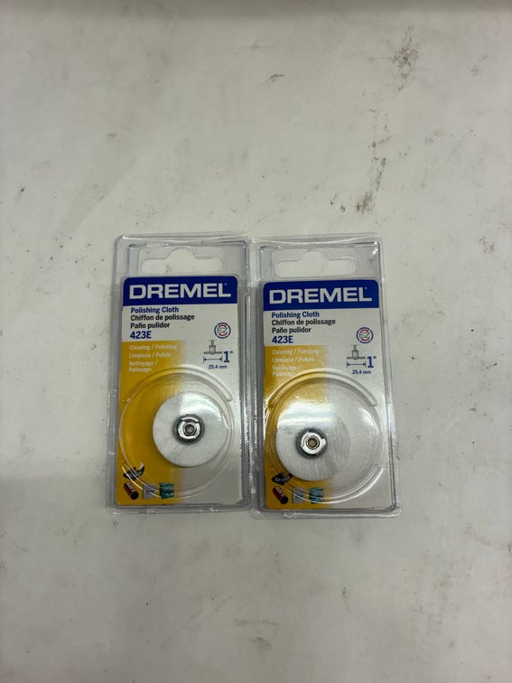 (4x bid) Dremel 2pk Polishing Cloth