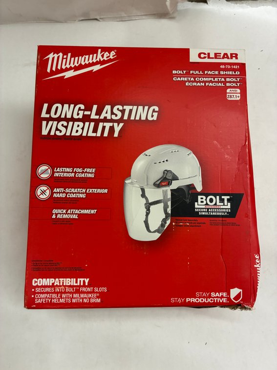 Milwaukee Bolt Full Face Shield