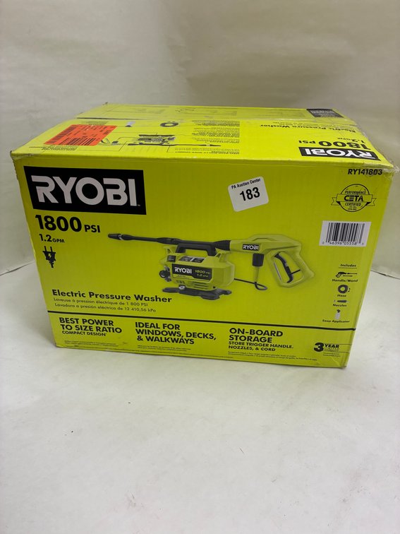 Ryobi 1800psi Pressure Washer