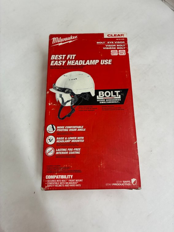 Milwaukee Bolt Clear Eye Visor