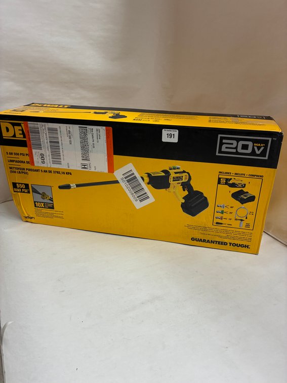 Dewalt 20v 5ah 550psi Power Cleaner Kit