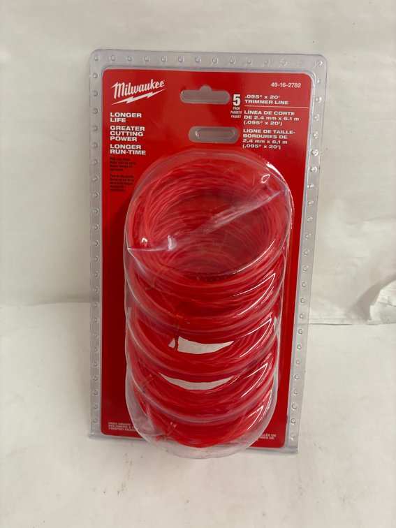 Milwaukee 5pk String Trimmer Line